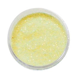 Brokat w Słoiczku Pyłek do Paznokci 10 Żółty Jasny