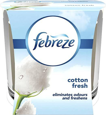 Febreze Świeca Zapachowa Cotton Fresch 100g