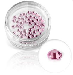 Silcare Kryształy Cyrkonie 50 szt  PINK  AB # 5