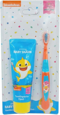Baby Shark Zestaw Pasta Do Zębów + Szczoteczka Dla Dzieci Baby Shark 75ml