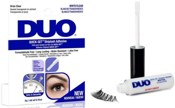 DUO Klej Do Rzęs Transparentny Bezbarwny Z Silikonowym Pędzelkiem 5g