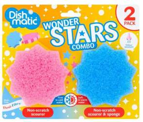 DishMatic Wonder STARS Combo Zmywak 2 Pack 6618