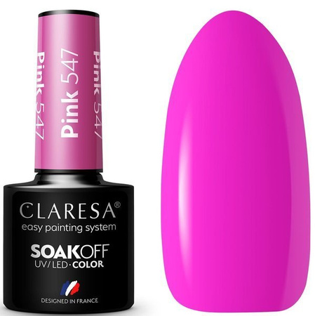 Claresa Lakier Hybrydowy Pink 547