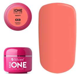 Silcare Base One COLOR Matt 03 Coral Reef 5g