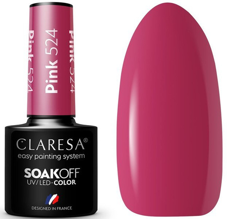 Claresa Lakier Hybrydowy Pink 524