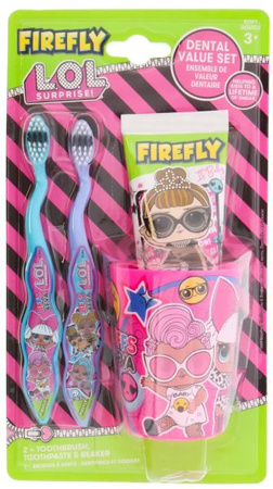 LOL Surprise 3w1 Kubek Szczoteczki Pasta +3 Soft
