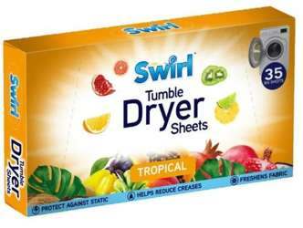 Swirl Chusteczki Zapachowe Do Suszarki 35szt Tropical