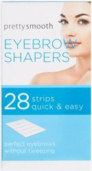 Pretty Smooth EYEBOW SHAPERS Paski Kształtki Do Regulacji Brwi 28 szt