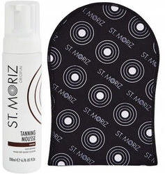 St.Moriz Zestaw Samoopalacz DARK 200ml + Rękawica