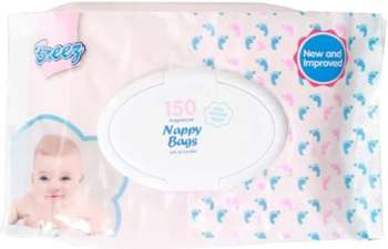 Breez Worki Na Pieluchy Zawiązywane Pachnące 150szt