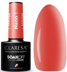 Claresa Lakier Hybrydowy Neon 1