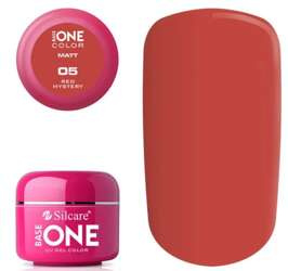 Silcare Base One COLOR Matt 05 Red Mystery 5g