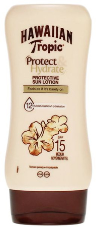Hawaiian Tropic PROTECT HYDRATE Lotion Balsam Do Opalania 15SPF 180ml 