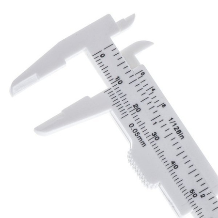 Suwmiarka Kosmetyczna Do Brwi Biała 15cm