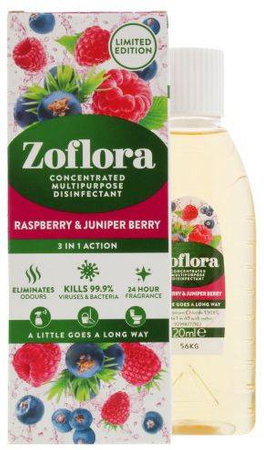 Zoflora Koncentrat Czyszczący Wielofunkcyjny 120ml Raspberry & Juniper Berry 