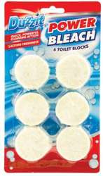 Duzzit Power Bleach Krążki Wybielające WC Do Spłuczki 6szt