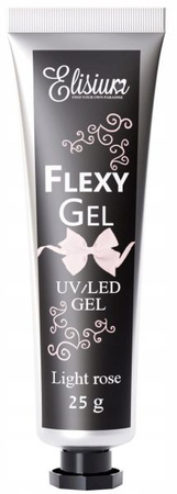 Elisium Flexy Gel Do Stylizacji Paznokci LIGHT ROSE 25g