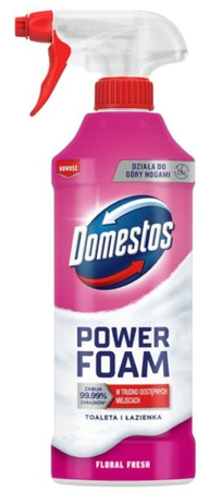 Domestos Power Foam SPRAY Toaleta Łazienka 435ml Floral 