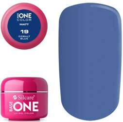 Silcare Base One COLOR Matt 19 Cobalt Blue 5g