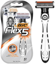 BiC Maszynka Do Golenia FLEX 5 Nano Tech 3 szt