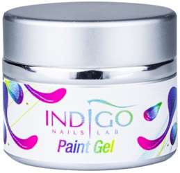 Indigo Żel Do Zdobień Paint Gel BLACK 8ml