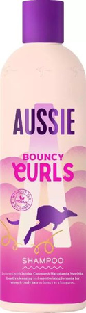 Aussie Bouncy CURLS Szampon Włosy Falowane Kręcone 400ml