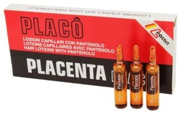 Placo Placenta z Pantenolem Ampułki na Porost Włosów 12 x 10 ml