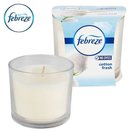 Febreze Świeca Zapachowa Cotton Fresch 100g