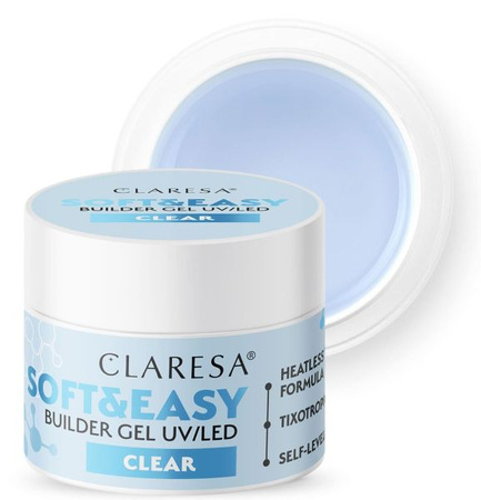 Claresa Żel Budujący SOFT&EASY Clear 45g