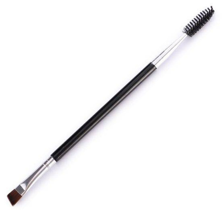 VERA Szczoteczka Do Rzęs 2w1 Pędzelek Skośny