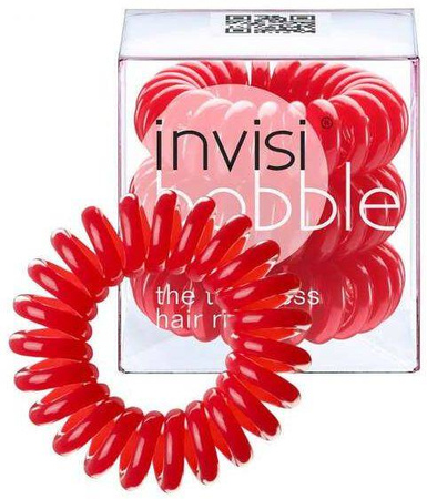 Invisibobble Nieplączące Gumki Do Włosów 3-pak Czerwone  