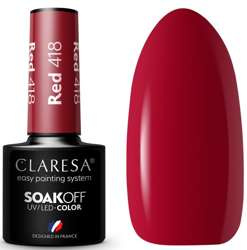 Claresa Lakier Hybrydowy Red 418