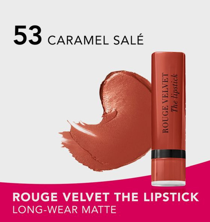 Bourjois Rouge VELVET Pomadka Matowa 53 Carmel Sale