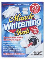 PMS Chusteczki do Prania Wybielające Odplamiające 20szt