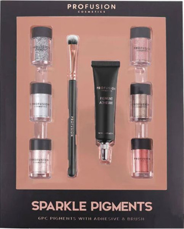 Profusion Cosmetics Sparkle Pigments Zestaw Rozświetlaczy Błyszczących 
