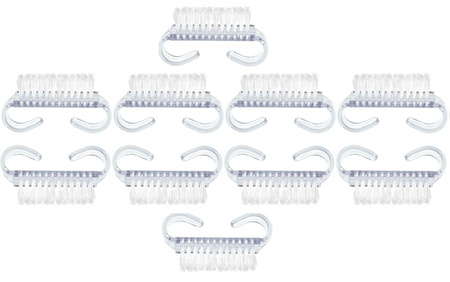 10X Szczoteczka Do Paznokci Usuwania Pyłu Mała 