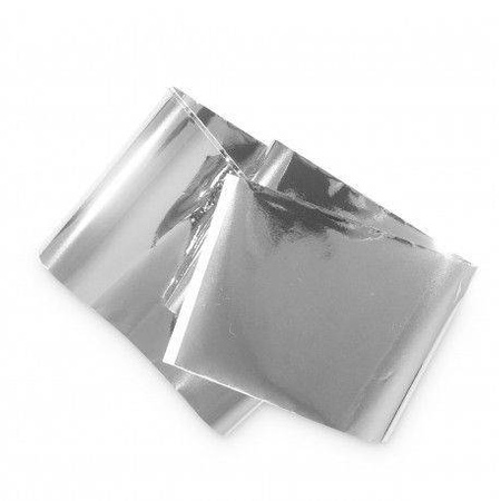 Indigo Folia Transferowa Do Zdobienia Paznokci Super Silver 1m