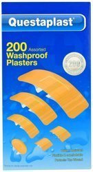Questaplast Plastry MIX Opatrunkowe Wodoodporne 200szt