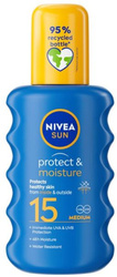 Nivea Sun Protect & Moisture SPF 15 SPRAY Nawilżający 200 ml