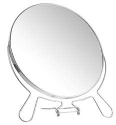 Mirror Lusterko Kosmetyczne Dwustronne Stojące 19,5cm 8''