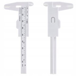 Suwmiarka Kosmetyczna Do Brwi Biała 15cm