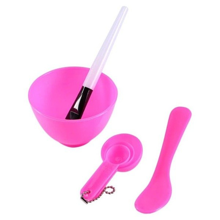 Zestaw 3 Miseczek Z Pędzelkiem Do Maseczek Z Alg 