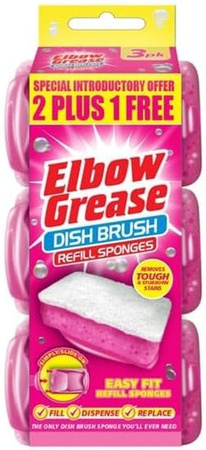 Elbow Grease Zmywak 3szt ZAPAS Pink