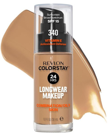 Revlon Colorstay C/O Podkład z Pompką Cera Tłusta Mieszana 340 Early Tan 30ml