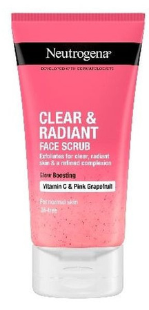 Neutrogena Clear & Radiant Scrub Exfoliates Vit C 150ml