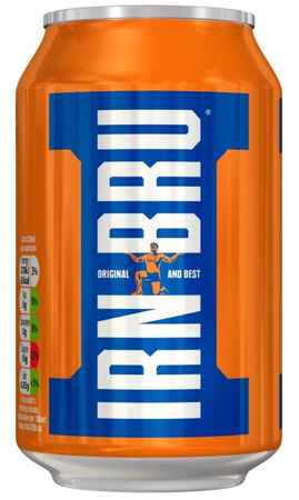 1x IRN BRU Napój Gazowany Z Kofeiną 330ml