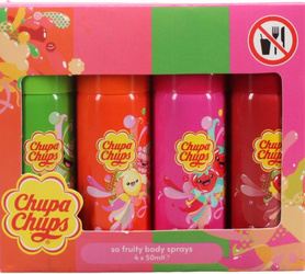 ChupaChups Zestaw So Fruity Body Spray 4x50ml