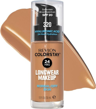Revlon Colorstay  N/D Podkład z Pompką Cera Sucha Normalna 320 True Beige 30ml