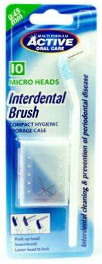 Beauty Formulas Active MICRO HEADS Szczoteczki 10+1 0,45mm