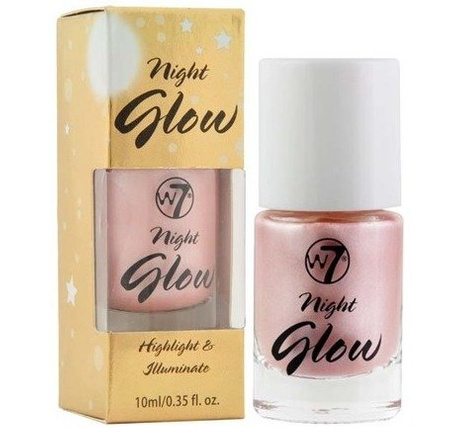 W7 Rozświetlacz W Płynie Night Glow Z Pędzelkiem Twarz Dekolt Ciało 10ml